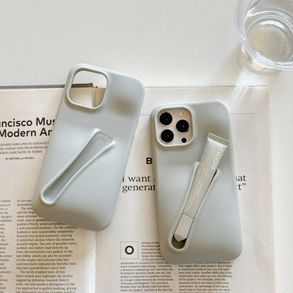 phone cover to carry lip stick 