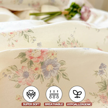 Pink Floral & Gingham Duvet Set - Creative Femininity