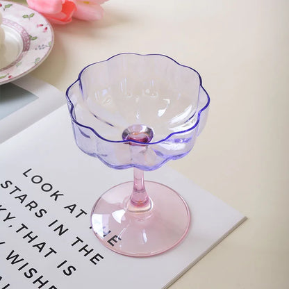 Ottilie Glass Petal Champagne Glass