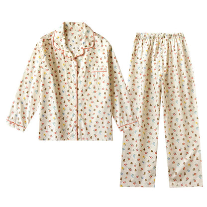 Long Sleeve Teddybear Pjs