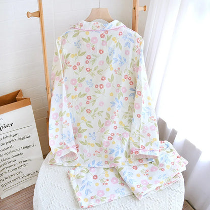 Bright Summer Floral Cotton Pjs