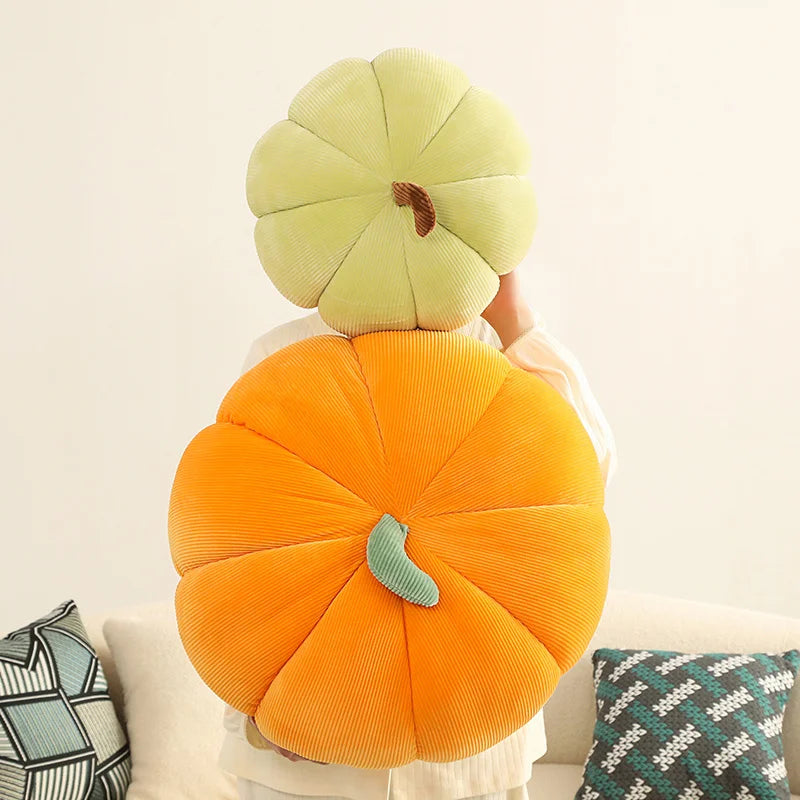 Velvet Pumpkin Shape Pillows