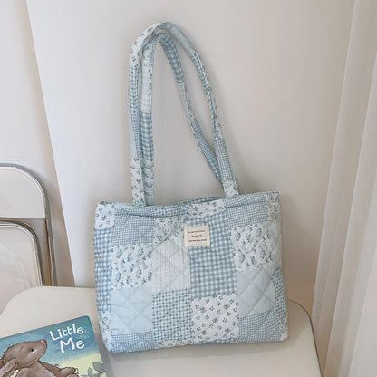Summer Quilted Floral Tote Bag - All Colours
