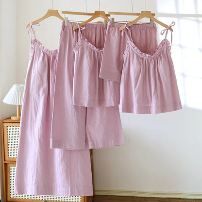 Spaghetti Strap Pastel Pyjama Set