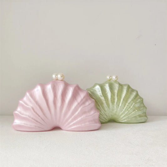 Shell Shape Clutch Minaudière - All Colours