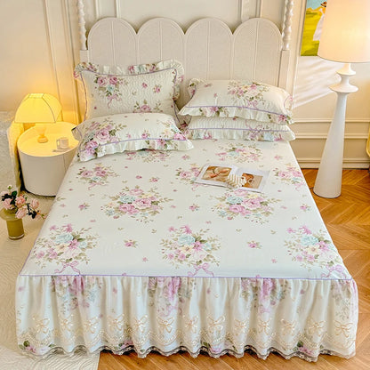 Romantic Lace Ruffle Bed Skirt