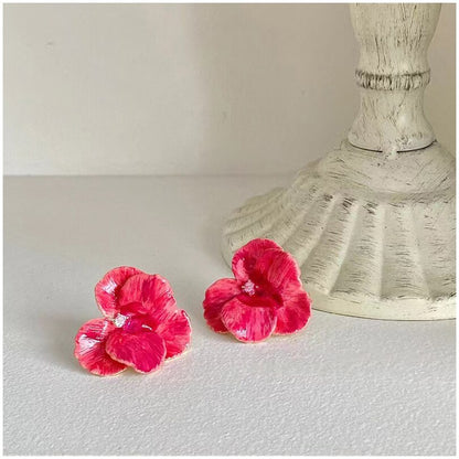 Pink Petal Earrings