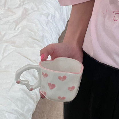 Heart Shape Ceramic Mug