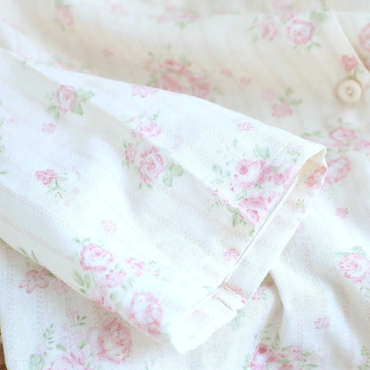 Summer 100% Cotton Women's Pajamas 2026 New Spring Female Sleepwear 2 Piece Set Nightwear Lady Pyjamas Loungewear for women Creative Femininity