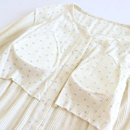 Women Pajamas with padded cups Spring summer Sleepwear Female 2 Piece Set Nightwear floral print Lady Pyjamas Loungewear Creative Femininity