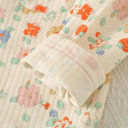 Strawberry & Flower Print Pjs