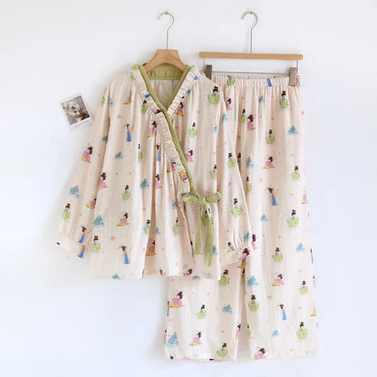 Blossom Kimono Style Wrap Pyjamas