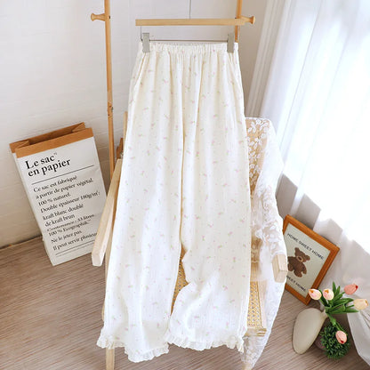 Sweet Floral Cotton Pyjamas Bottoms