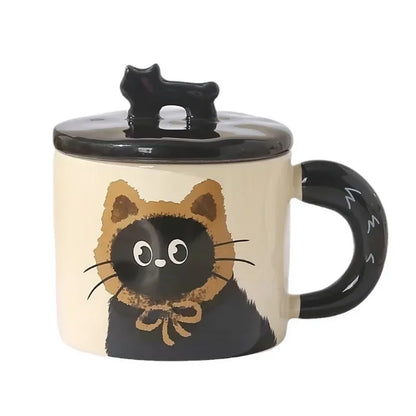 3D Cat Mug Gift Set