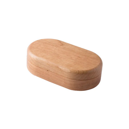 Oval Mini Wooden Jewellery Box