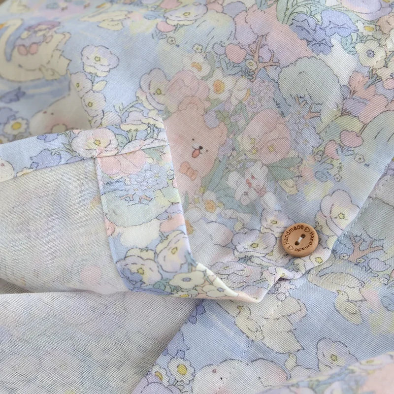 Coquette Lace Ruffle Pyjamas