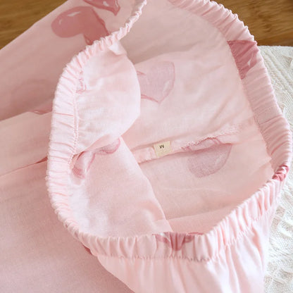 Pink Love Heart Pjs