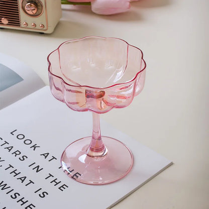 Ottilie Glass Petal Champagne Glass