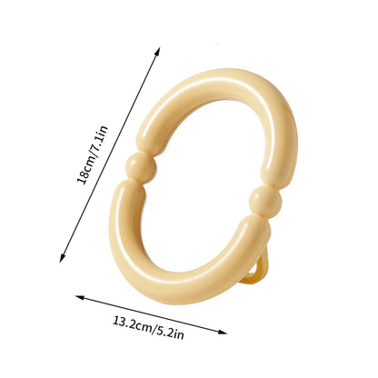 yellow bobbin vanity mirror