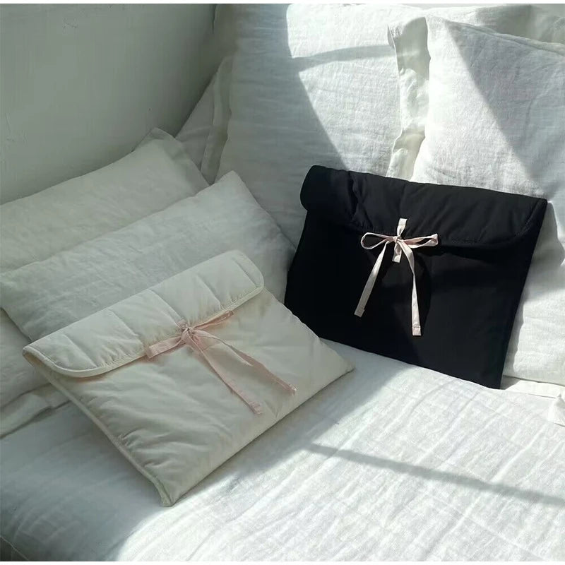 quilted Mac book pouch cover 