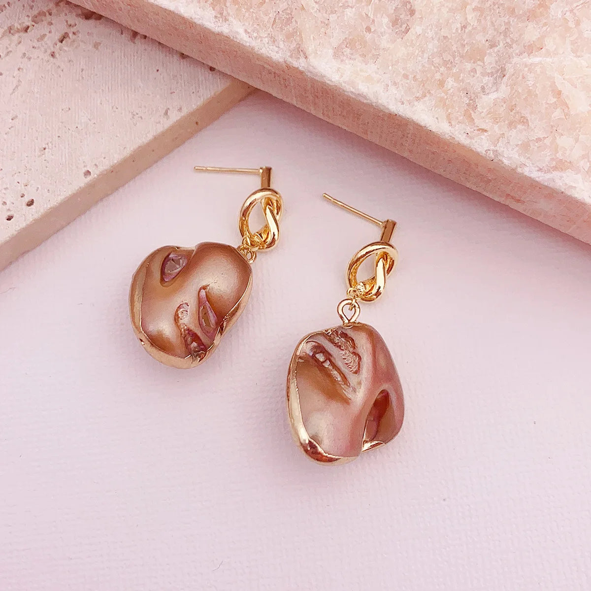 gold earrings for summer