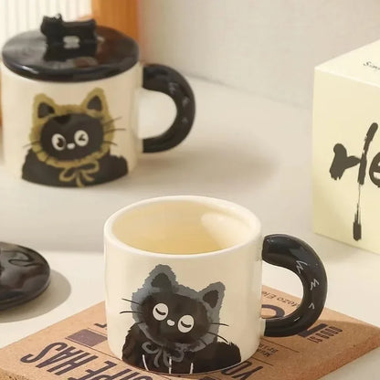 3D Cat Mug Gift Set