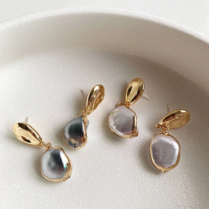 gold and pearl earrings 