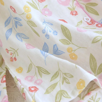 Bright Summer Floral Cotton Pjs
