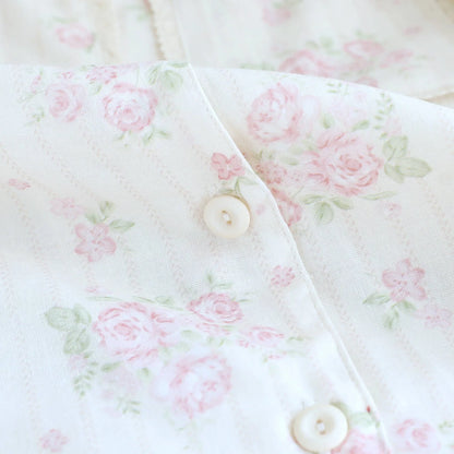 Summer 100% Cotton Women's Pajamas 2026 New Spring Female Sleepwear 2 Piece Set Nightwear Lady Pyjamas Loungewear for women Creative Femininity