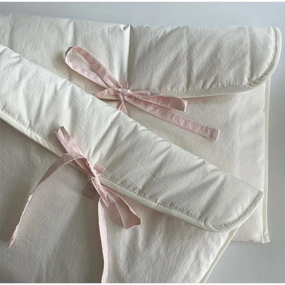 Quilted Laptop Case With Pink Bow