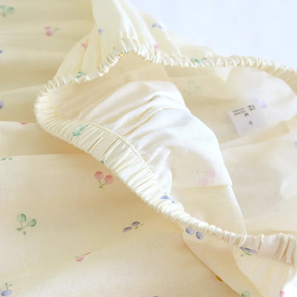 Buttercup Cherry Pjs With Blue Pipping 