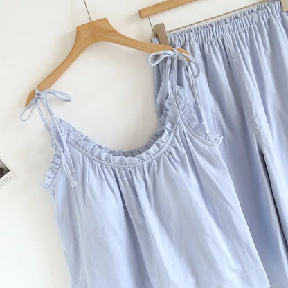 Spaghetti Strap Pastel Pyjama Set