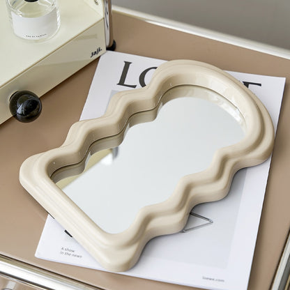 Wavy Table Top Mirror