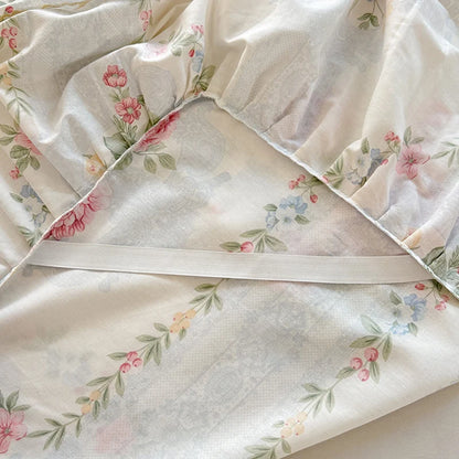 Romantic Lace Ruffle Bed Skirt