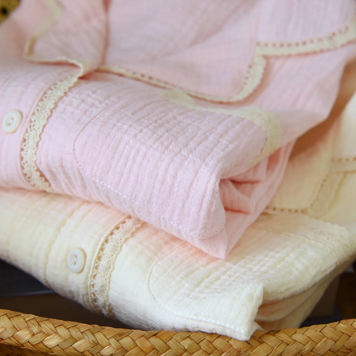 100% Cotton Gauze Women's Pajamas 