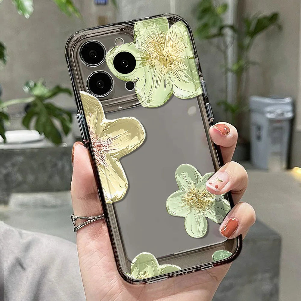 Floral Transparent iPhone Case