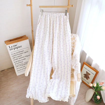 Sweet Floral Cotton Pyjamas Bottoms