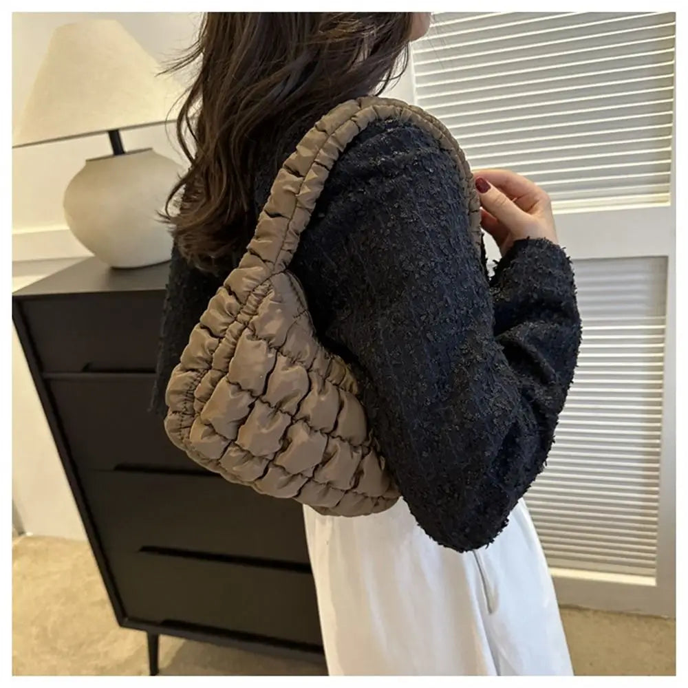 Mini Quilted Puffer Handbag - All Colours