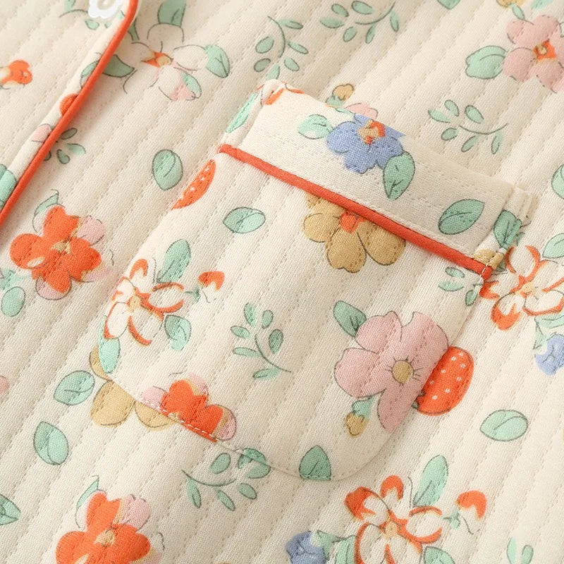 Strawberry & Flower Print Pjs