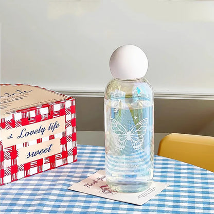 Whimsy Glass Mini Water Bottles