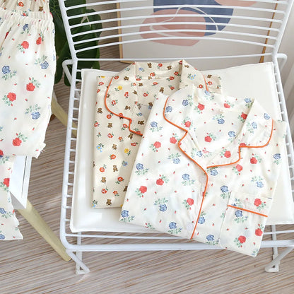 Long Sleeve Teddybear Pjs