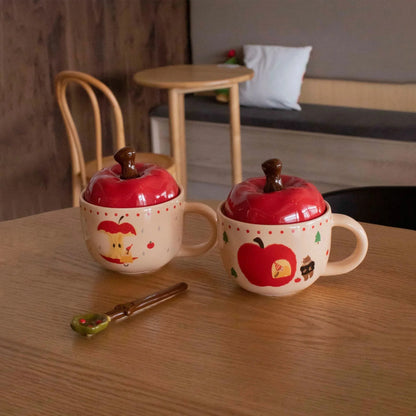 Apple Shape Coffee Cup Set