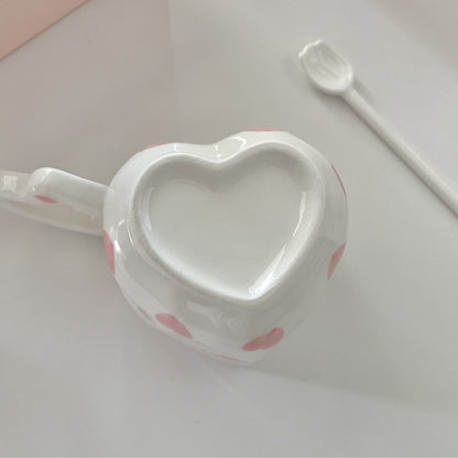 Heart Shape Ceramic Mug
