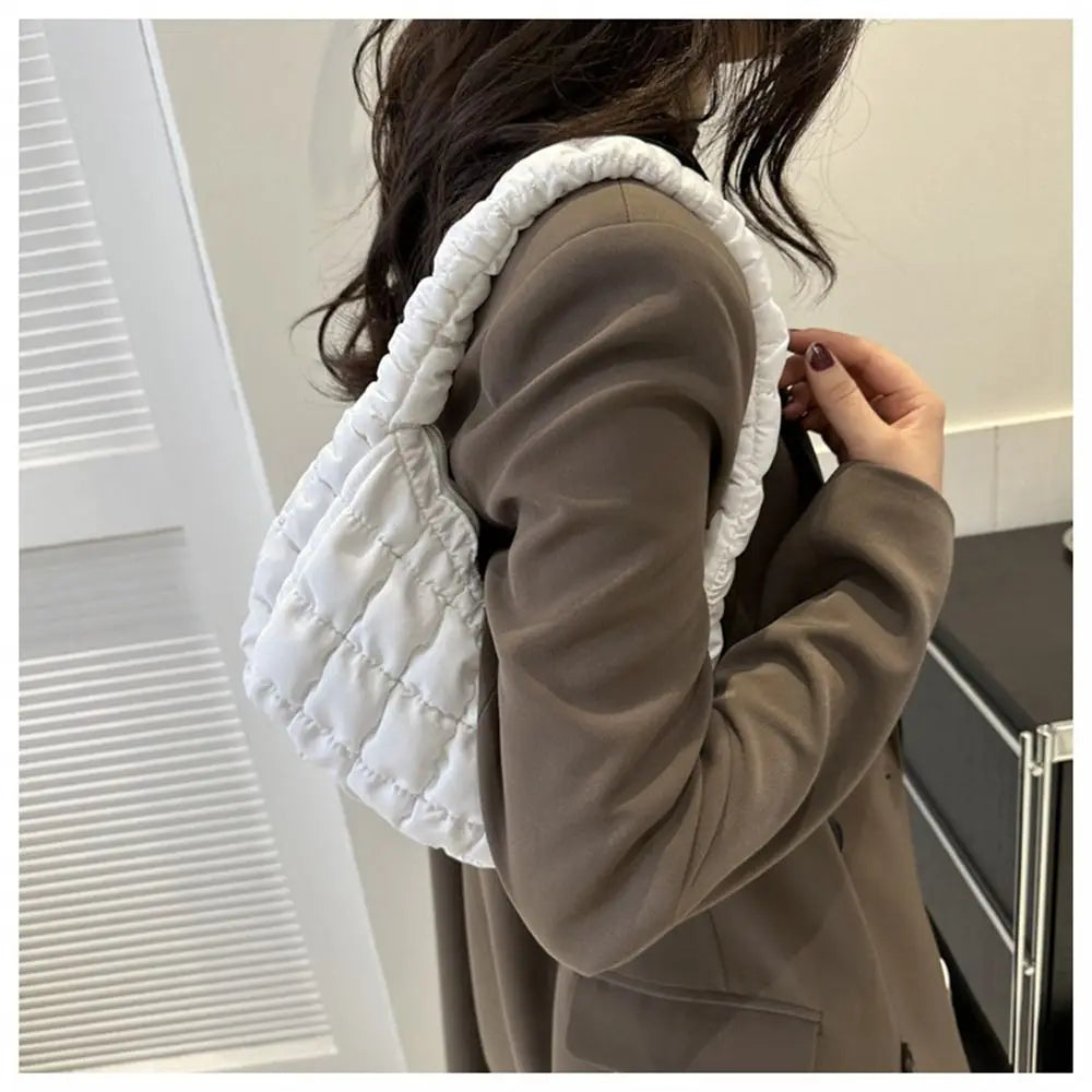 Mini Quilted Puffer Handbag - All Colours