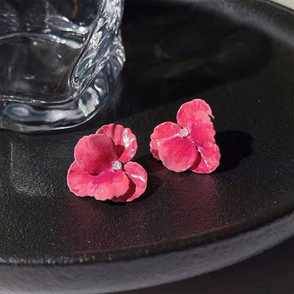 Pink Petal Earrings