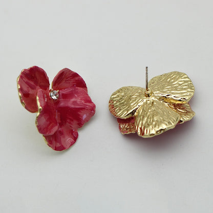 Pink Petal Earrings