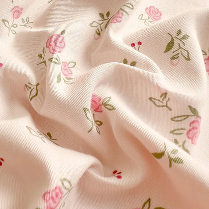 Pink Floral Coquette Bedding Set