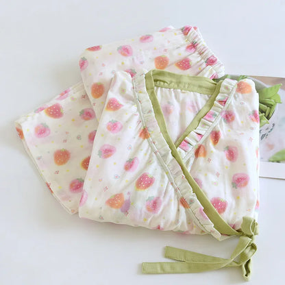 Blossom Kimono Style Wrap Pyjamas