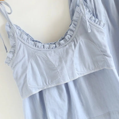 Spaghetti Strap Pastel Pyjama Set