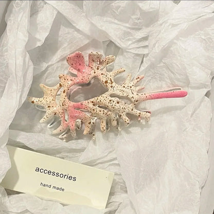 shell shape hair clip 